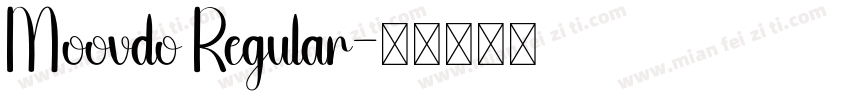Moovdo Regular字体转换